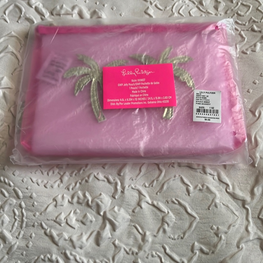 GWP jelly pouch with palm trees
